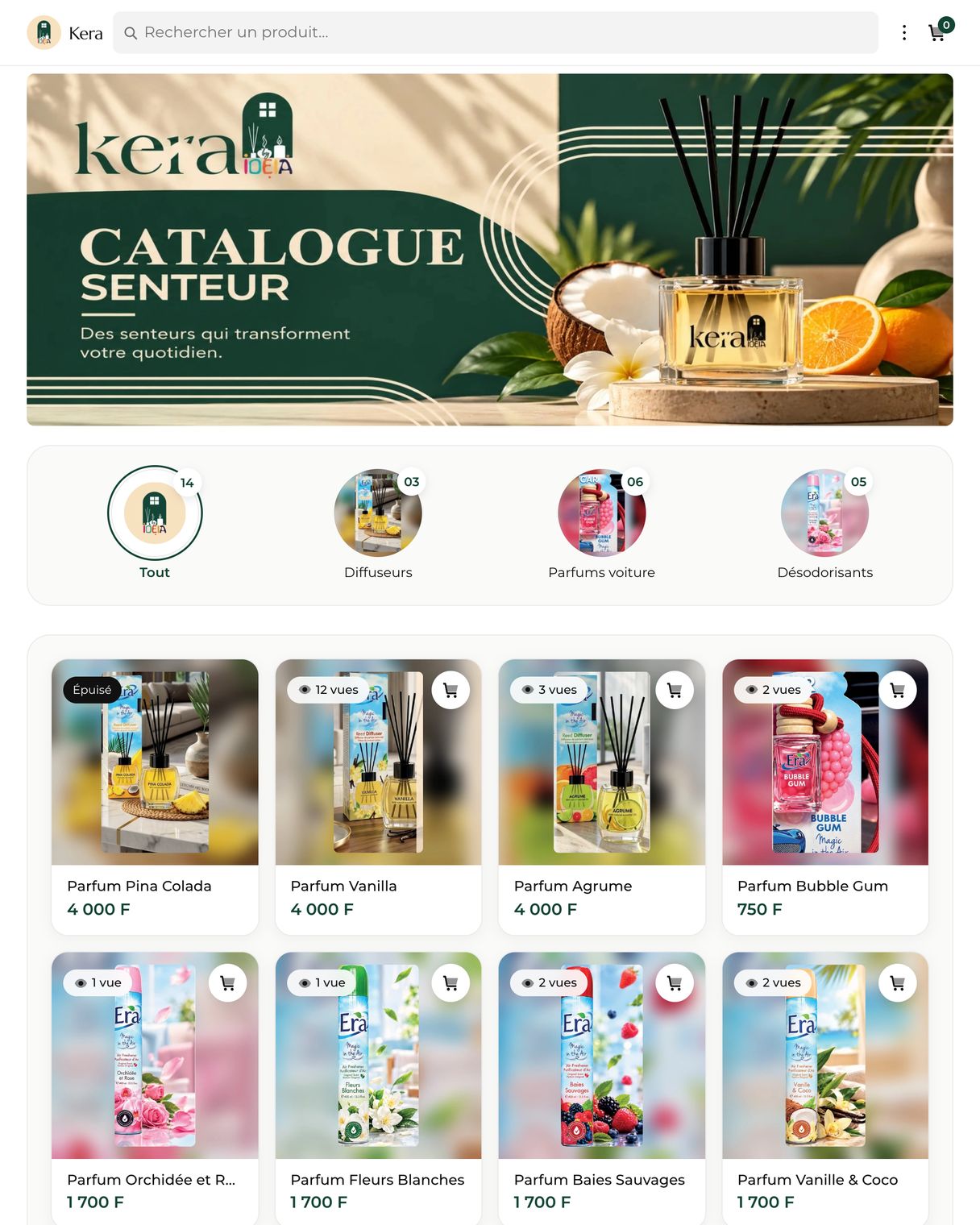 Aperçu de la boutique Kera